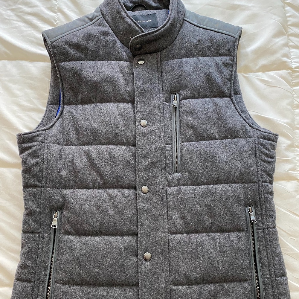 A Banana Republic wool vest